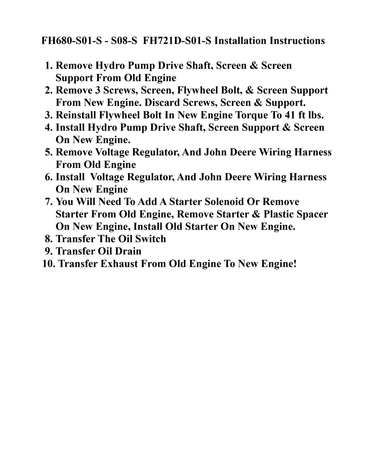 Kawasaki FH721DS01S 25 HP Engine For John Deere 757